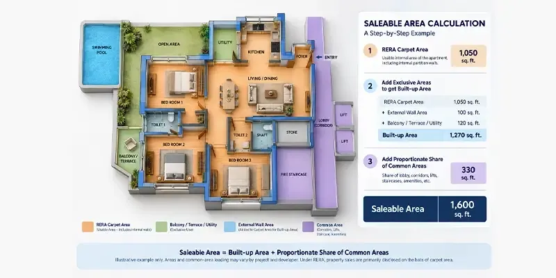 How Is Saleable Area Calculated