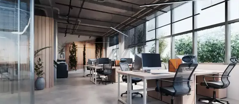 furnished office space